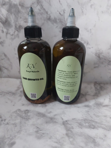 Peppermint hair growth oil